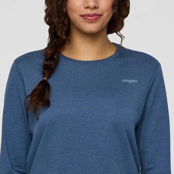 Sky To Sea Long-Sleeve T-Shirt - Deep Sea | Womens