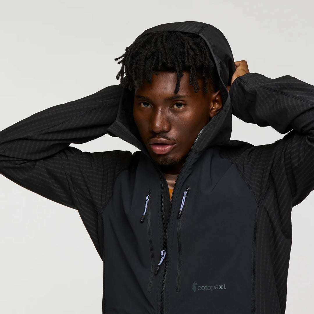 Yermo Hooded Jacket Black | Mens