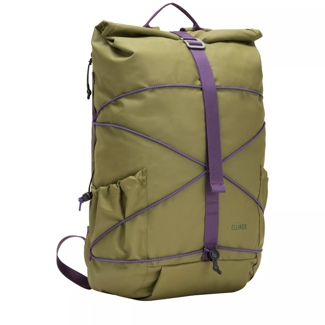 Dayle Roll Top Backpack - Khaki