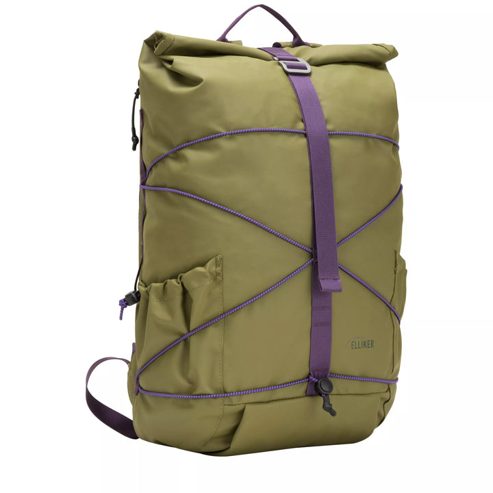 Dayle Roll Top Backpack - Khaki
