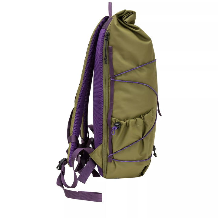 Dayle Roll Top Backpack - Khaki