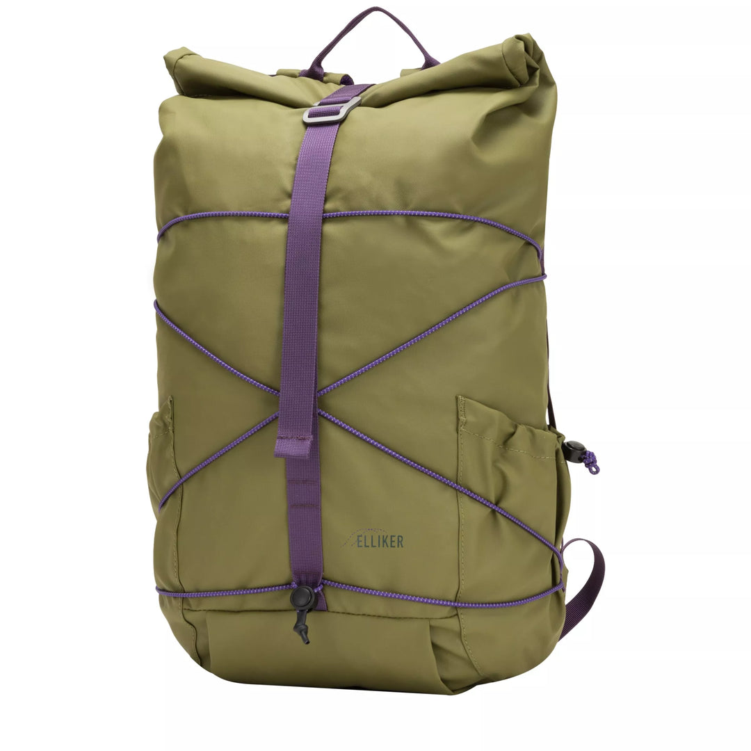 Dayle Roll Top Backpack - Khaki