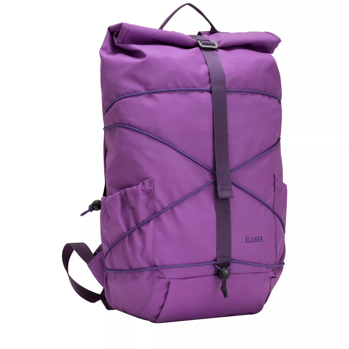Dayle Roll Top Backpack - Electric Purple
