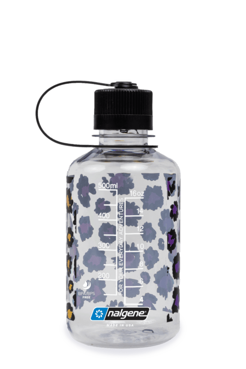 0.5L Narrow Mouth Tritan Sustain - Rainbow Cheetah Print