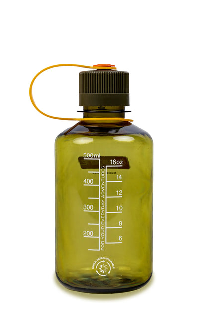 0.5L Narrow Mouth Tritan Sustain - Olive