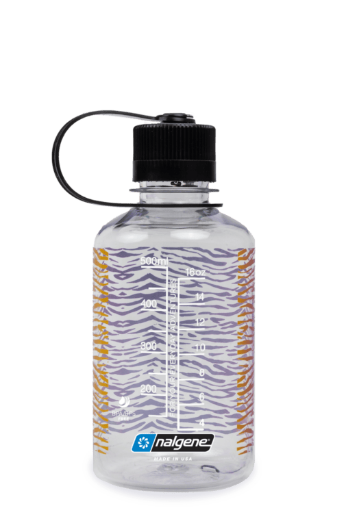 0.5L Narrow Mouth Tritan Sustain - Rainbow Zebra Print