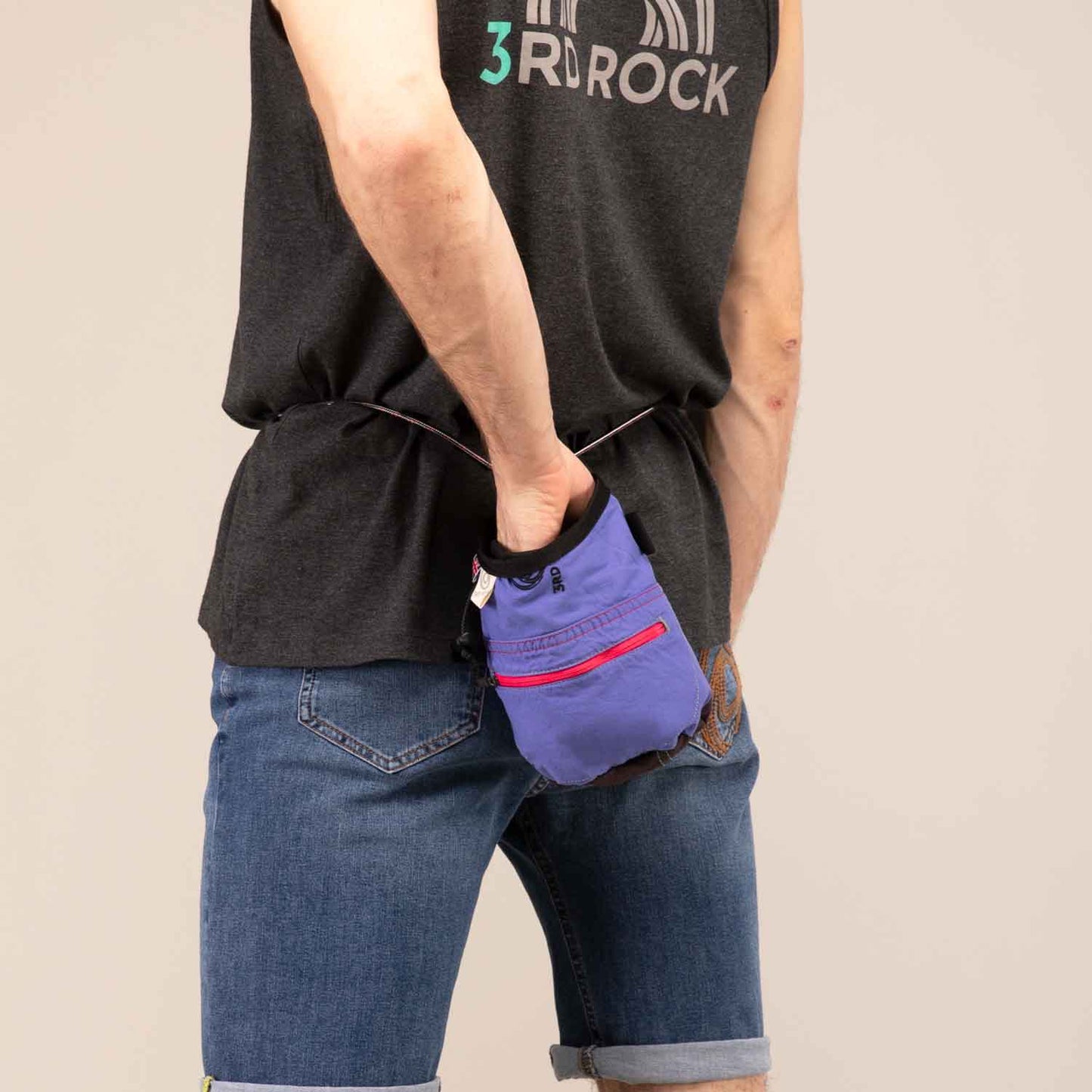 3rd Rock - Leg Up - Upcycled Chalk Bag