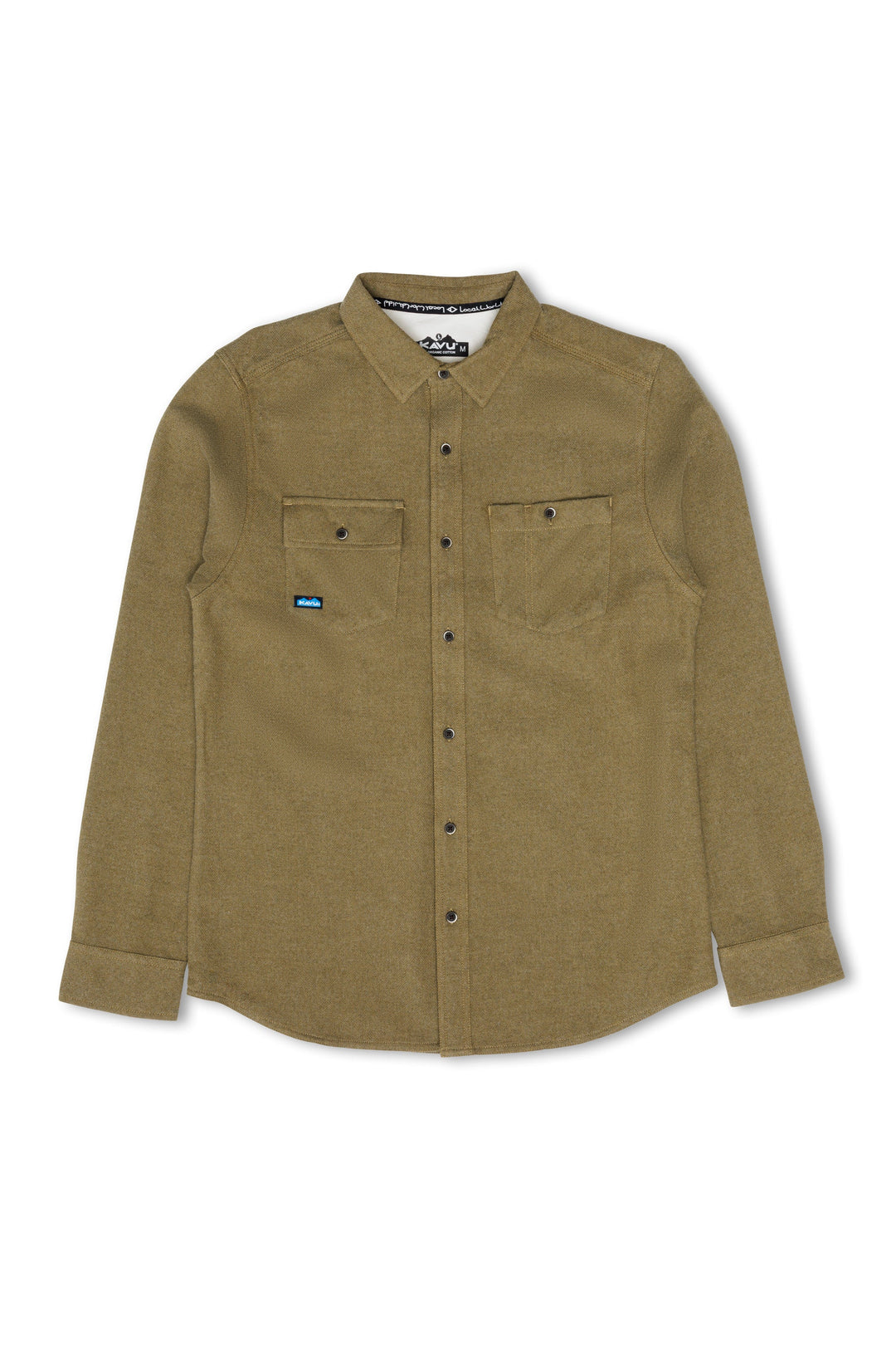 KAVU Langley Flannel Shirt in Sage