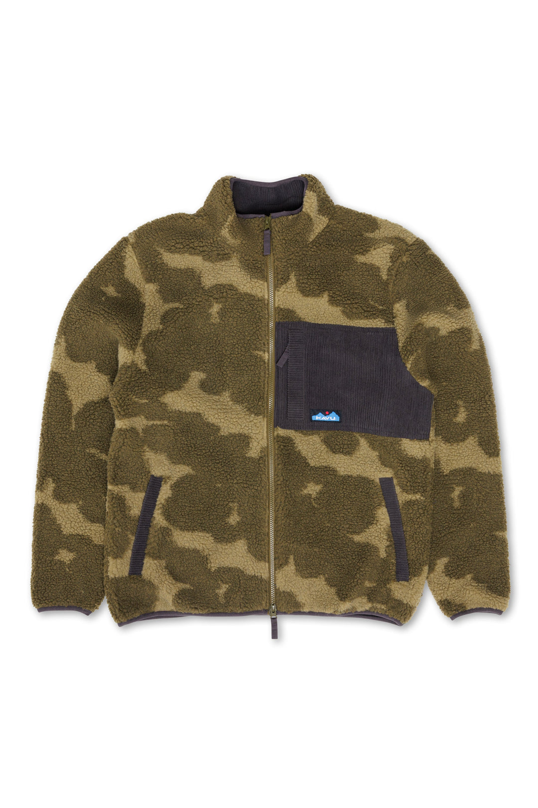 KAVU Wayside Fleece in Camo Blur