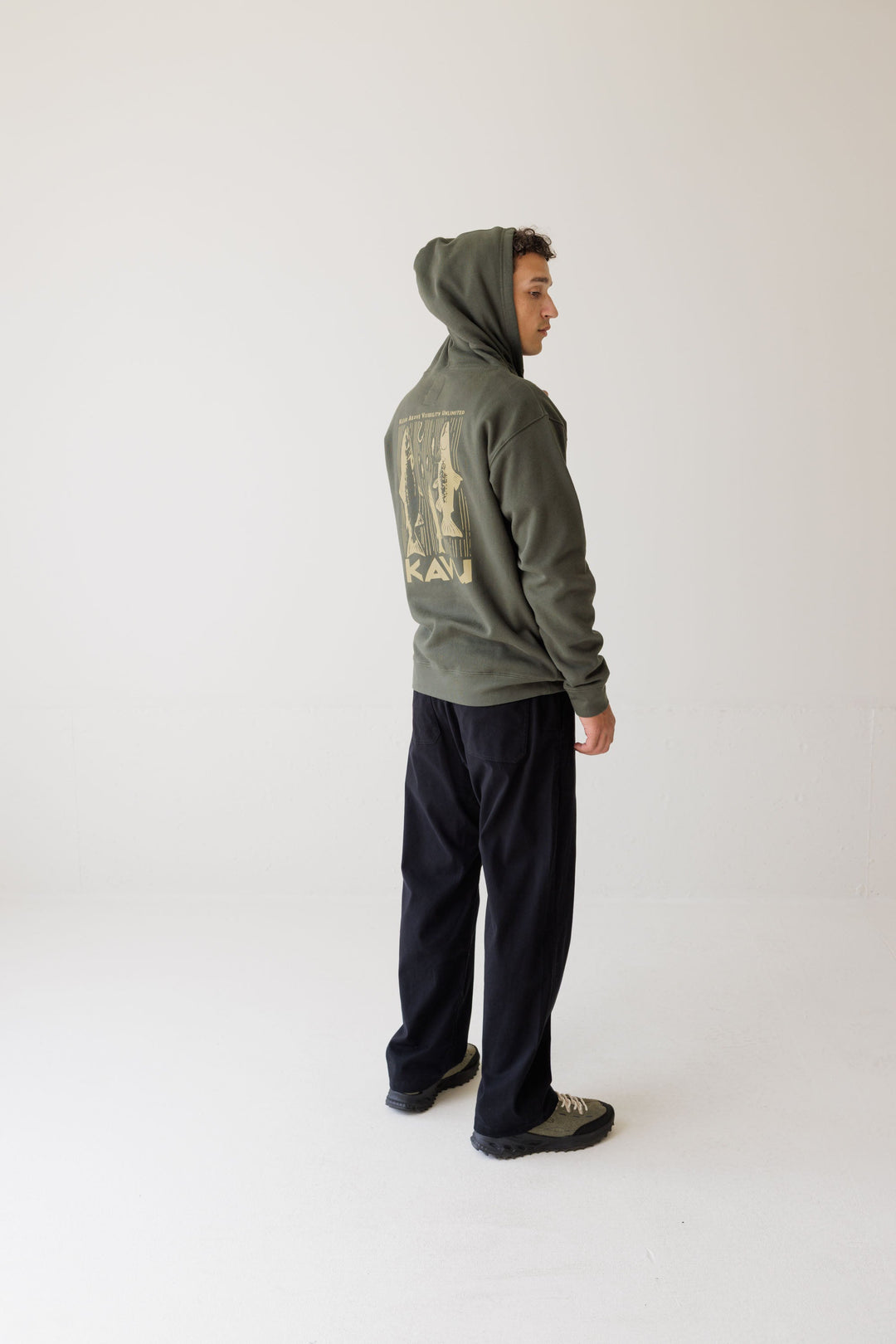 KAVU Interbay Scrag Trousers in Black