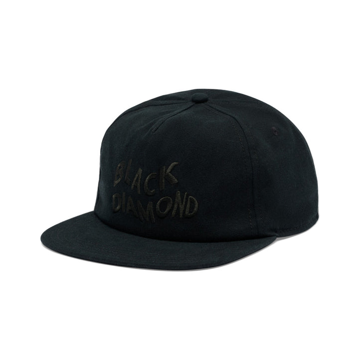 Washed Cap - Black - Wavy Black Diamond