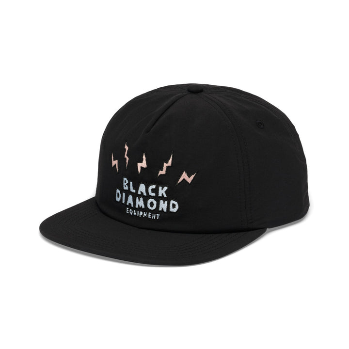 Synthetic Surf Hat - Lightning Bolts - Black