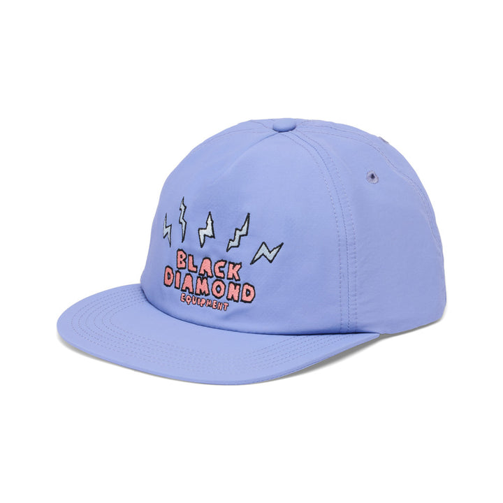 Synthetic Surf Hat - Lightning Bolts - Soft Lilac