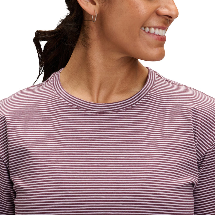Stripe Crop Tee | Womens