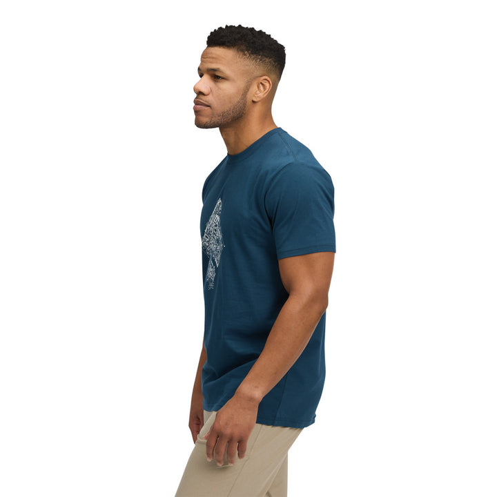 Engineered Diamond SS Tee - Indigo