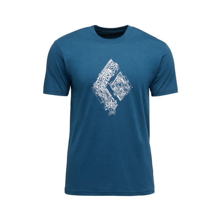 Engineered Diamond SS Tee - Indigo