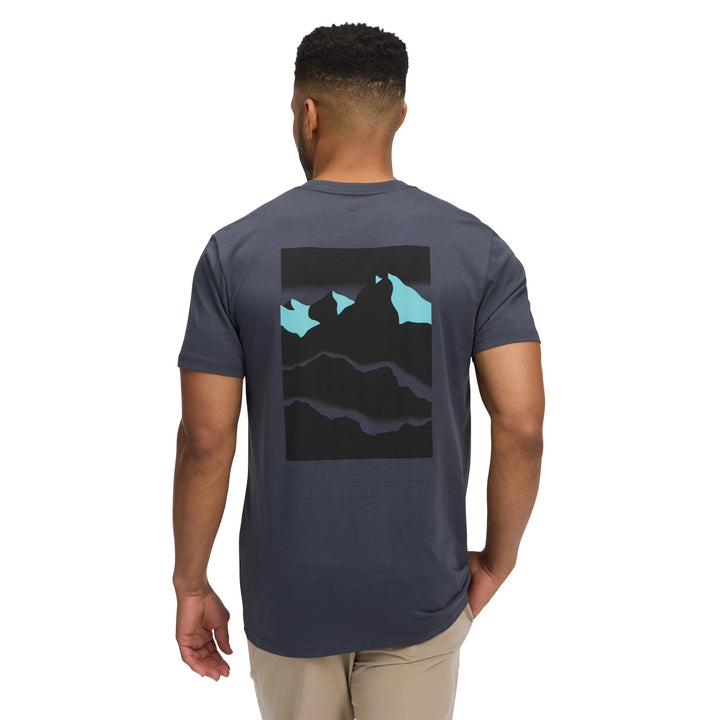 Mountainscape SS Tee - Charcoal