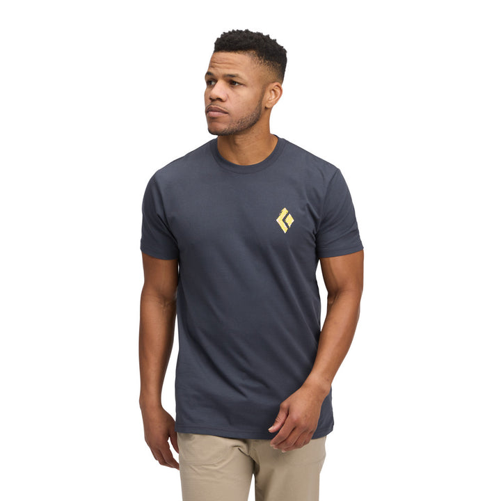 Shredded SS Tee - Charcoal