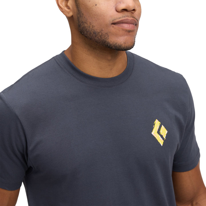 Shredded SS Tee - Charcoal