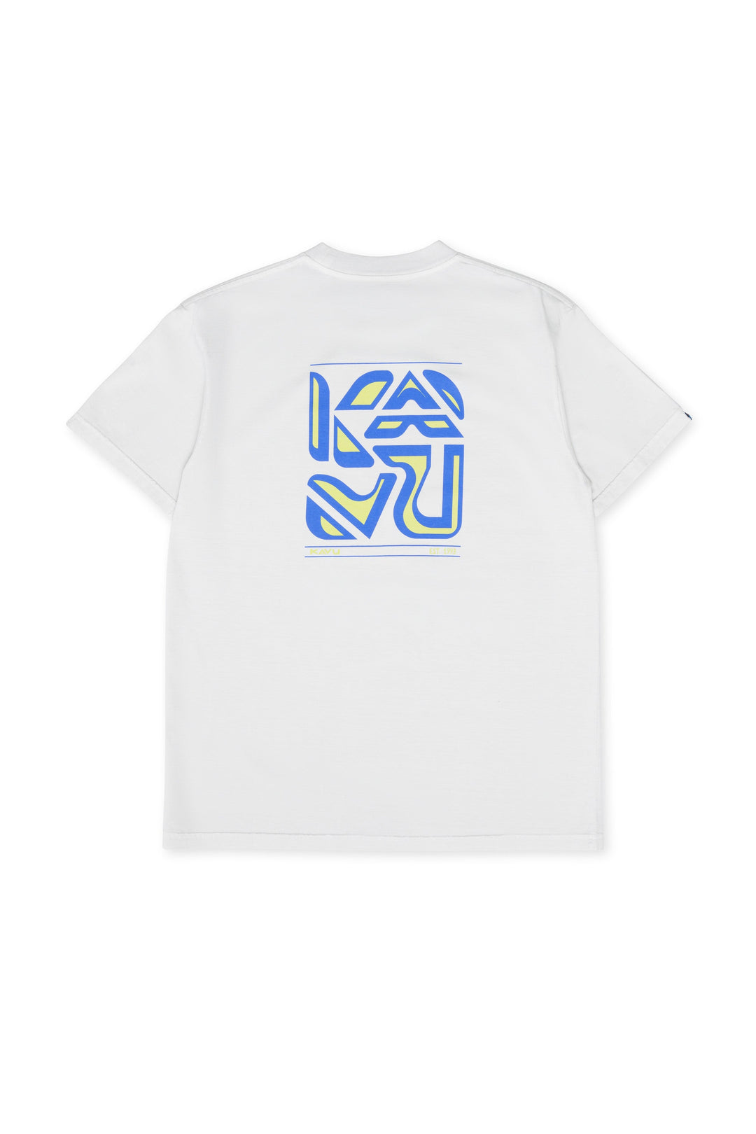 KAVU Cubed T Shirt in Lunar Rock