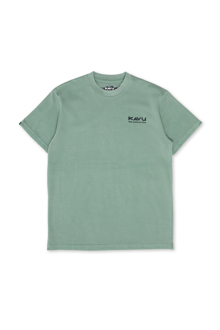 KAVU Speckled Trout T Shirt in Pine Needle