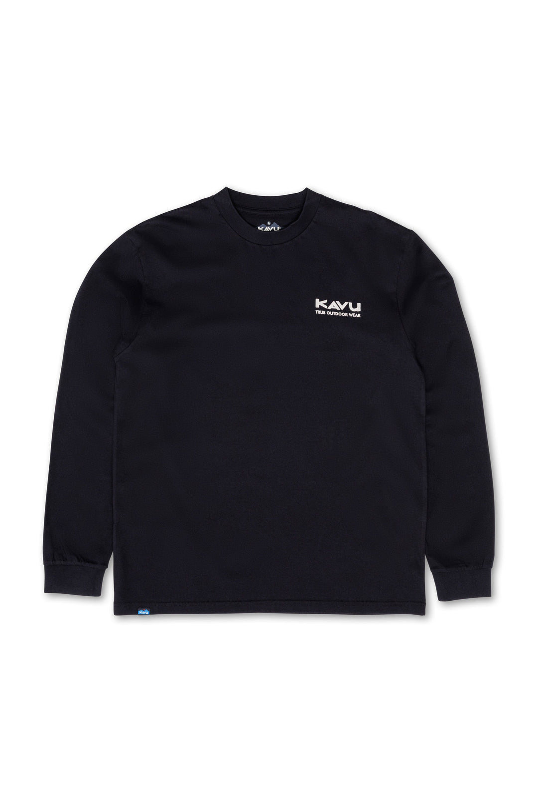 KAVU LS Engineered T Shirt in Black