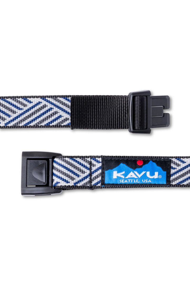 Burly Belt - Navy Rough Cut