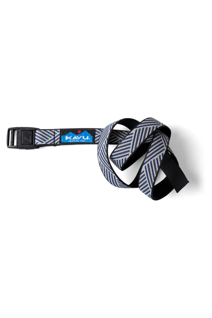 Burly Belt - Navy Rough Cut