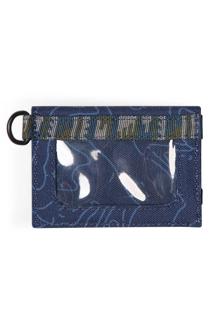 Billings Wallet - Navy Topo