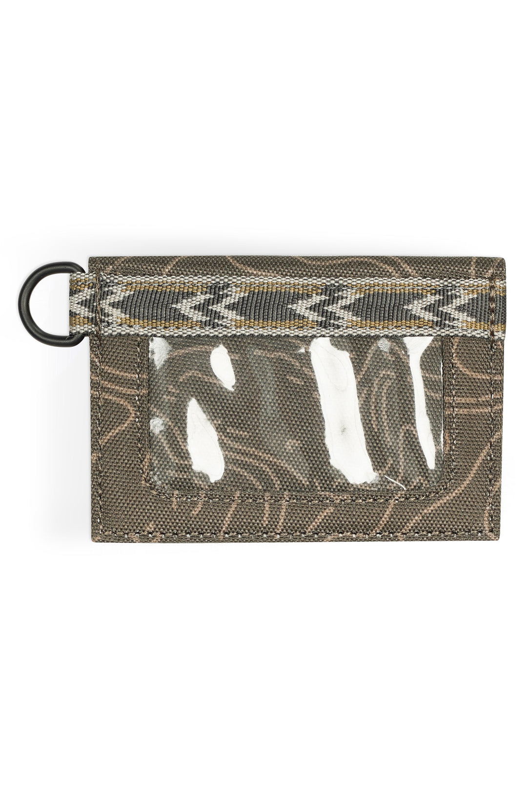 KAVU Billings Wallet in Olive Topo