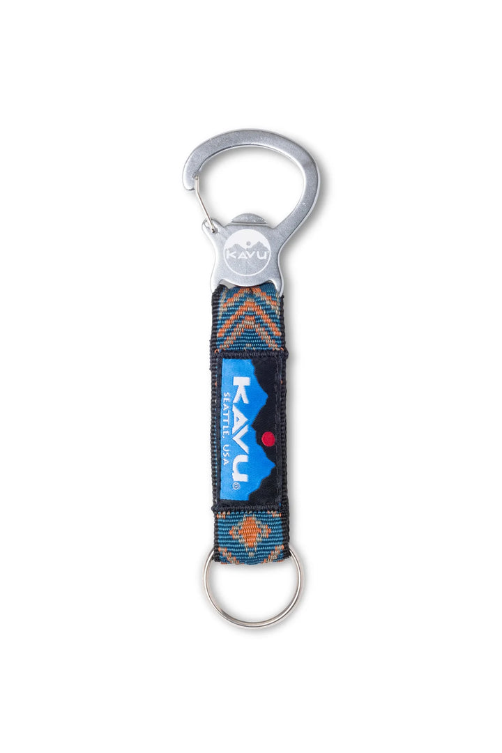 Crack It Open Key Chain - Teal Geo