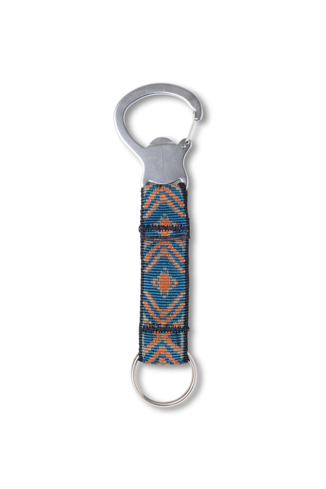 Crack It Open Key Chain - Teal Geo
