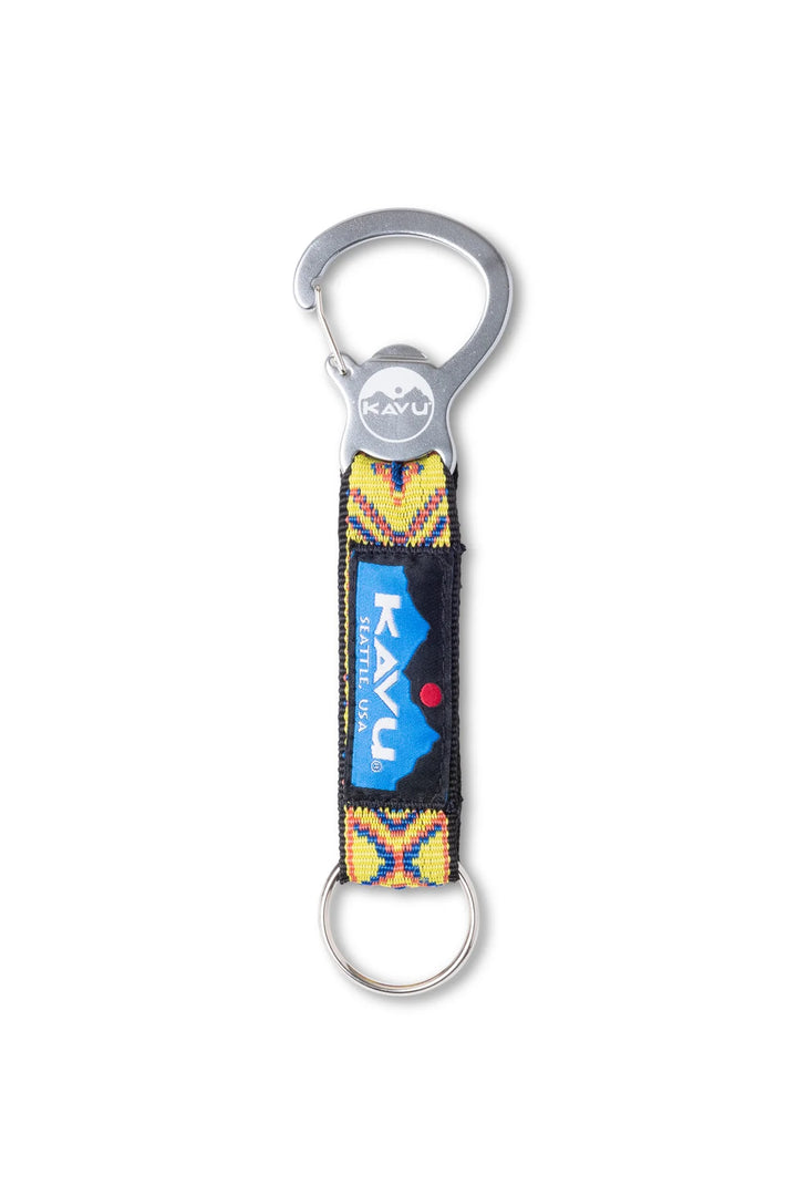 Crack It Open Key Chain - Yellow Geo