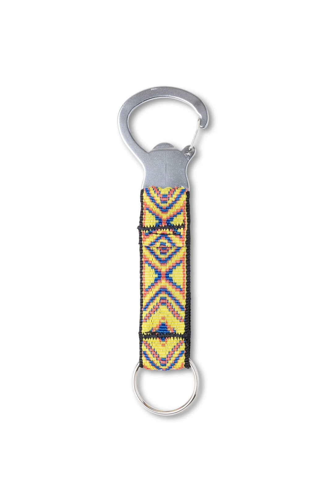 Crack It Open Key Chain - Yellow Geo