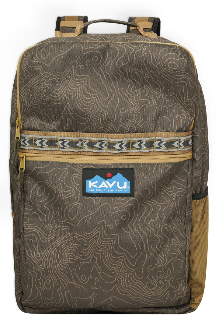 KAVU Hauler Hills Rucksack in Olive Topo