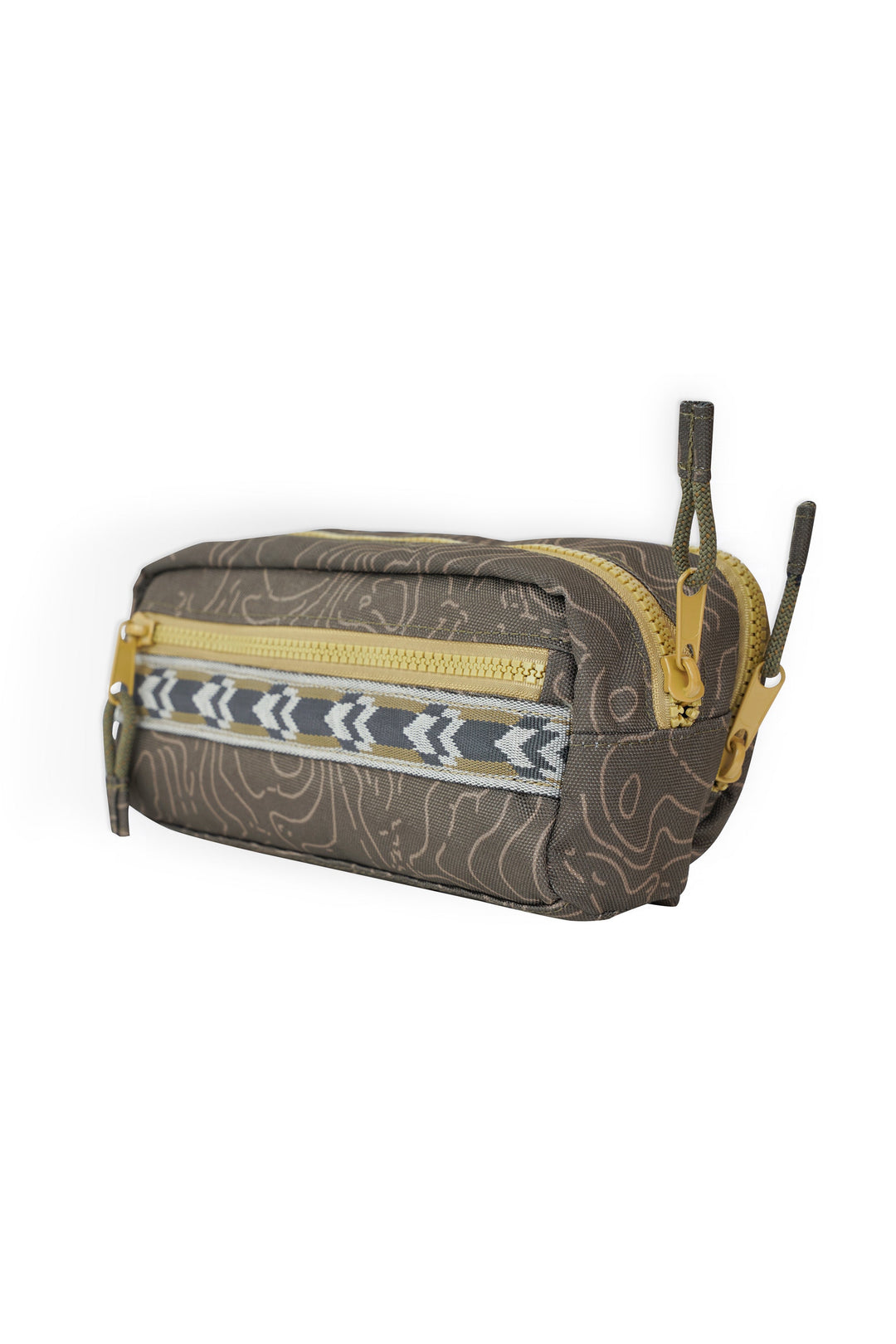 KAVU Out Pouch in Olive Topo