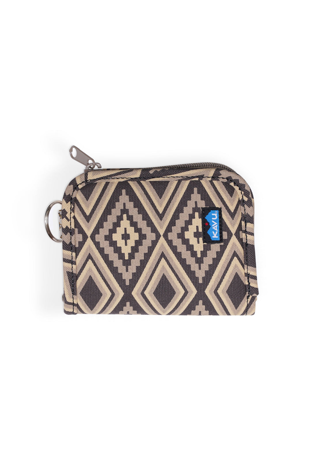 KAVU Zippy Wallet in Carbon Diamond