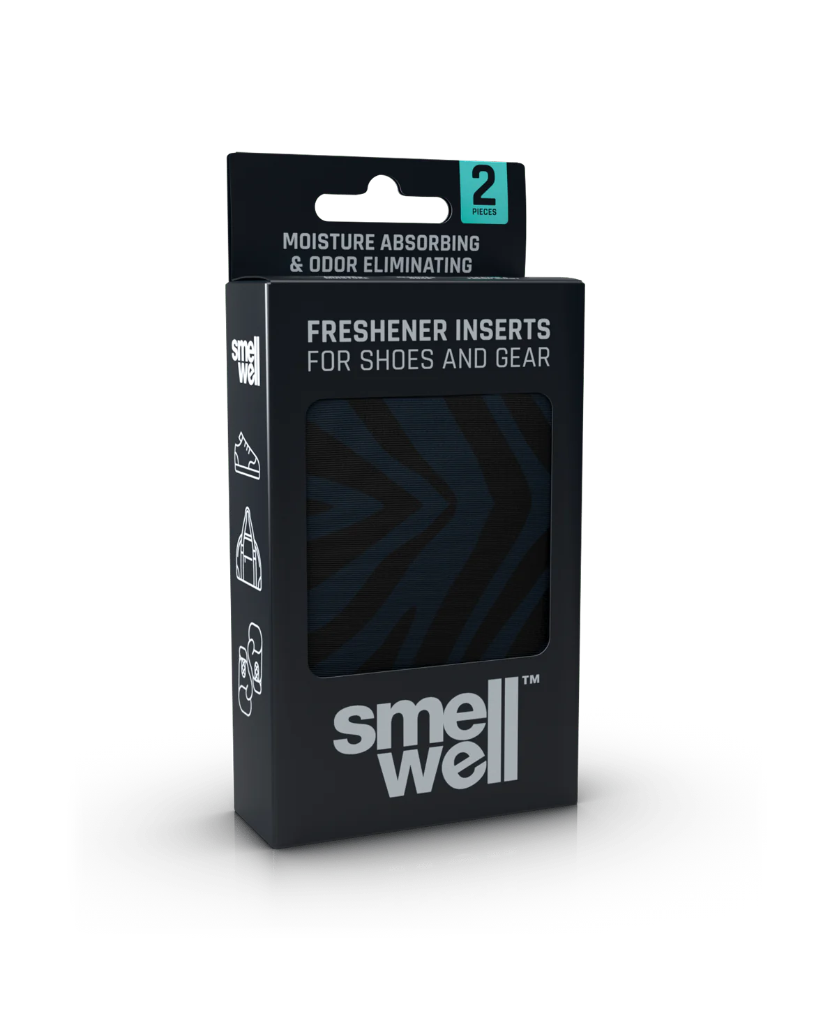 Smellwell - Freshener Inserts - Deodorizing Pouches - Small - Black Zebra