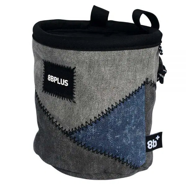 8B+ Pro Chalk Bag - Grey/Blue, side