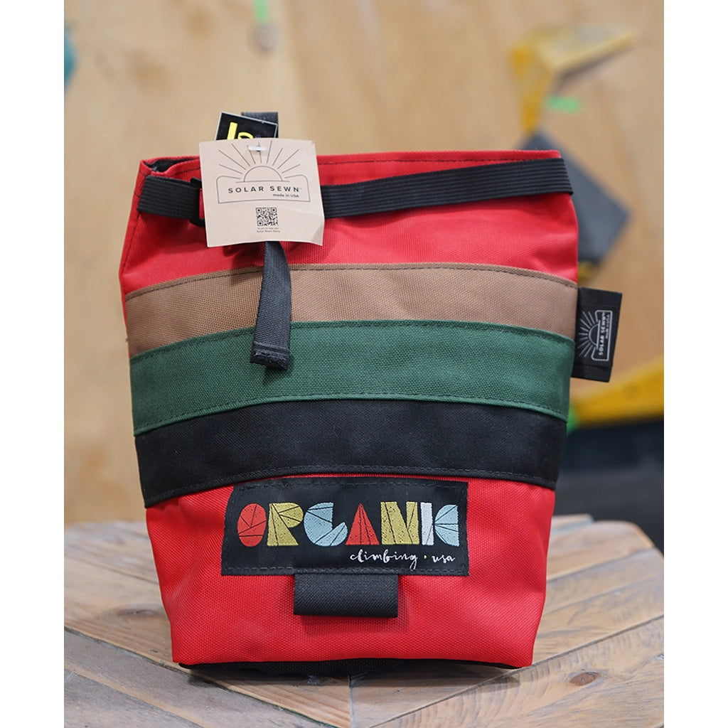 Organic - Lunch Bag Chalk Bucket - Red