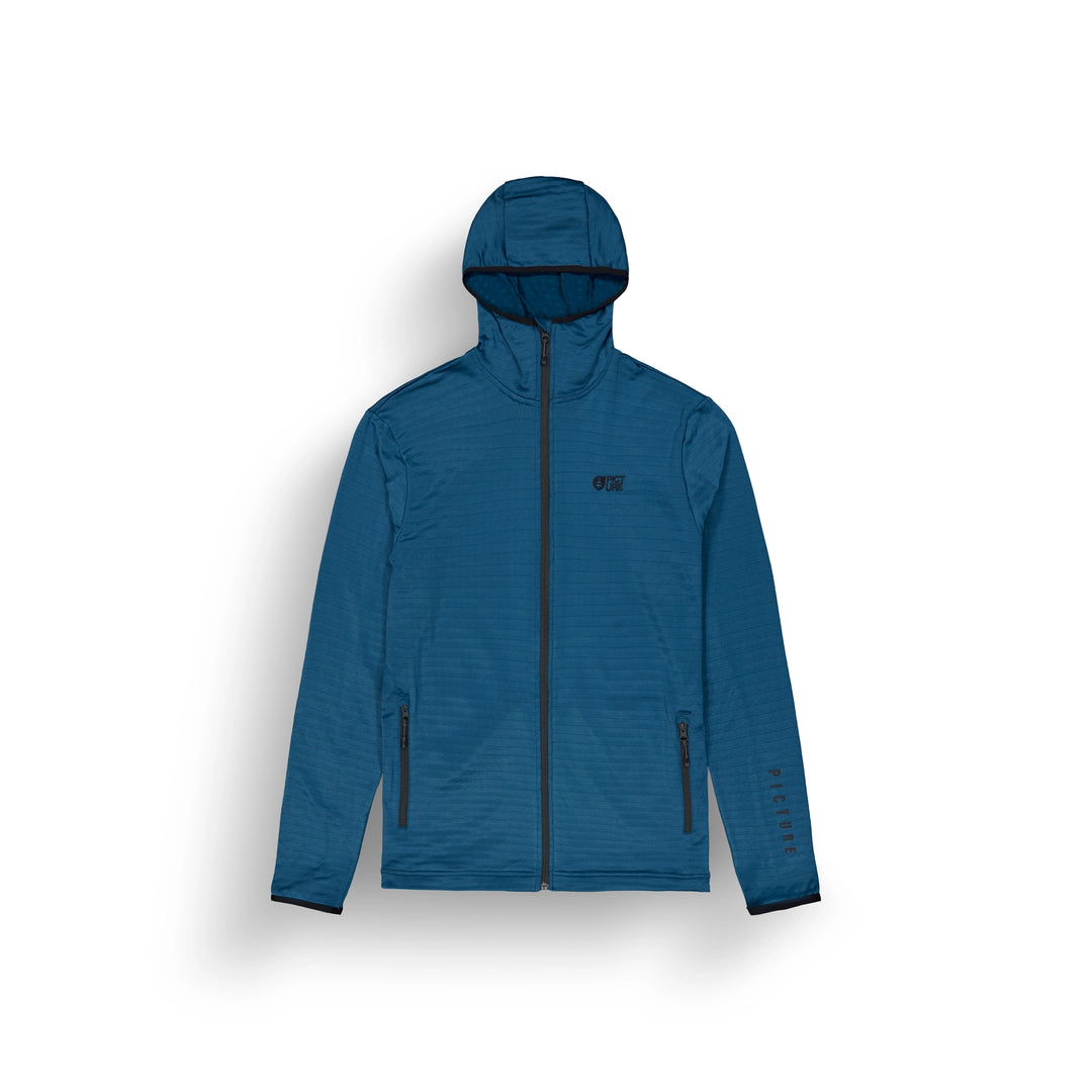 Bake Grid Full Zip Hooded Fleece | Mens