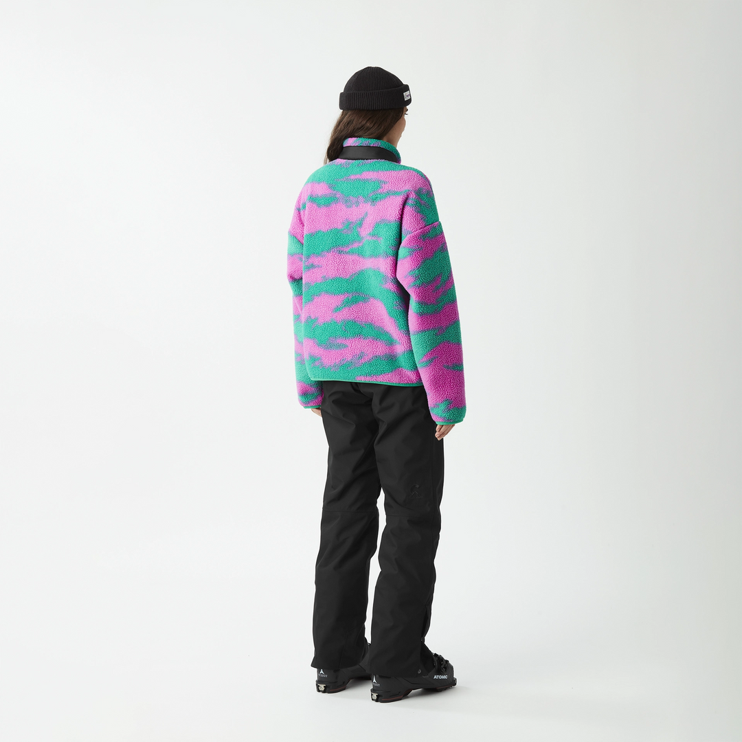Zelkova 1/4 Print Fleece | Womens