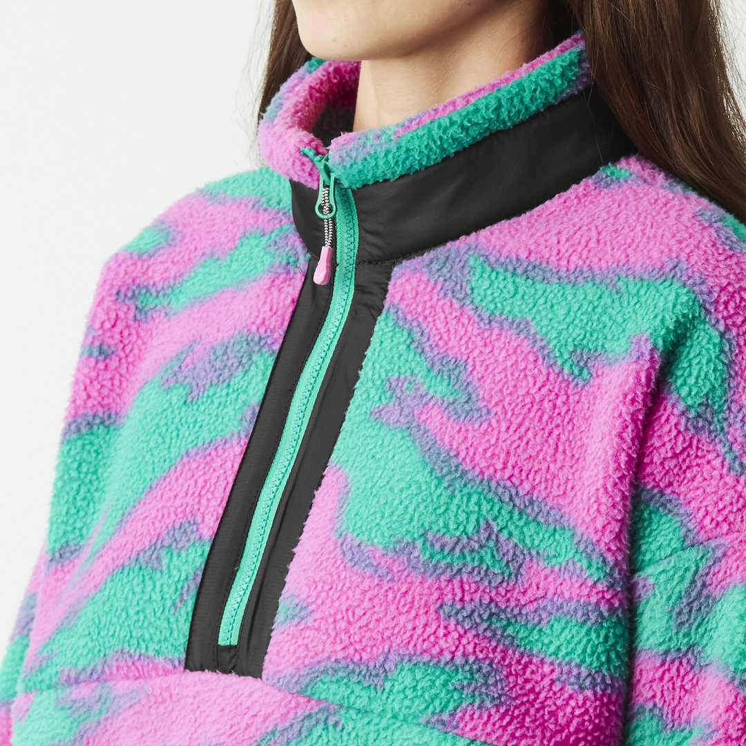 Zelkova 1/4 Print Fleece | Womens
