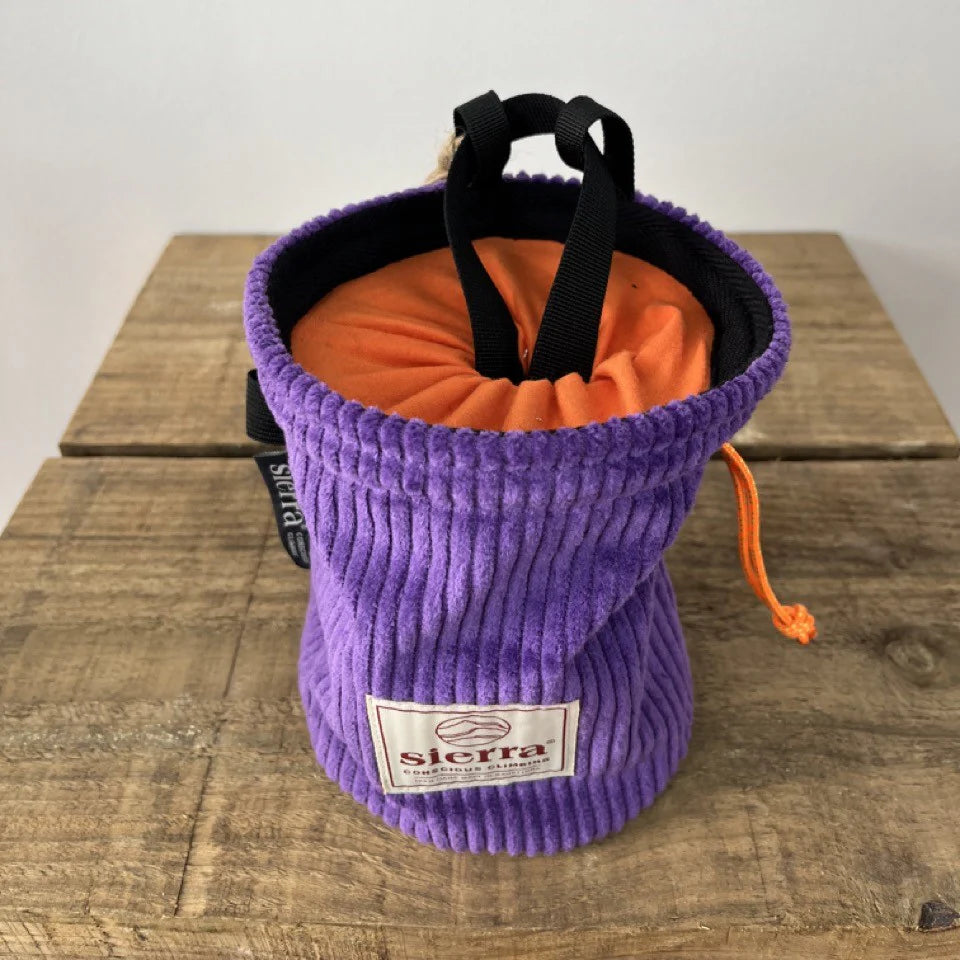 Tube Contrast Purple Orange Chalk Bag