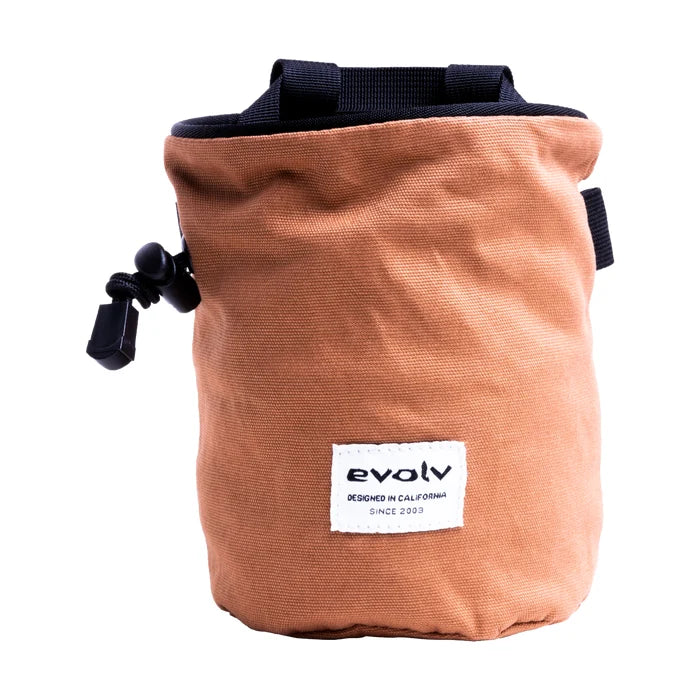 Evolv Canvas Chalk Bag in Copper