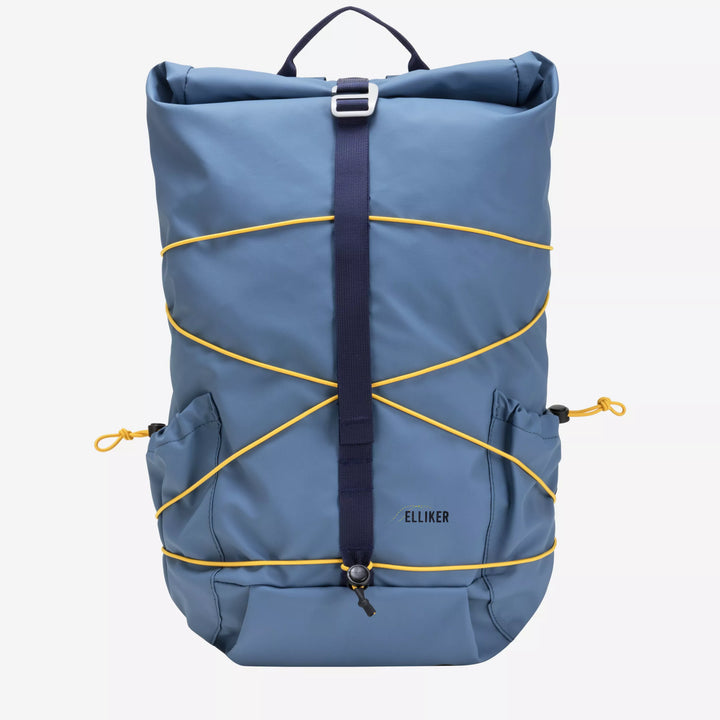 Dayle Roll Top Backpack - Steel Blue