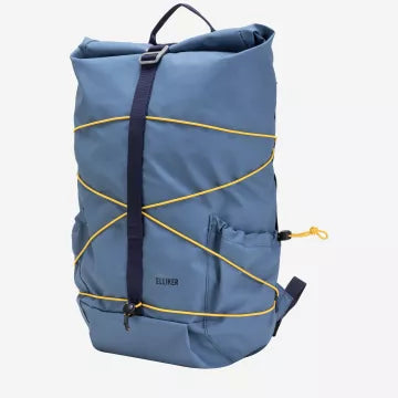 Dayle Roll Top Backpack - Steel Blue