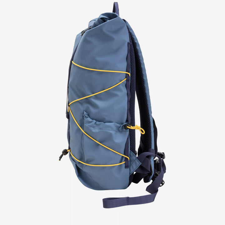 Dayle Roll Top Backpack - Steel Blue