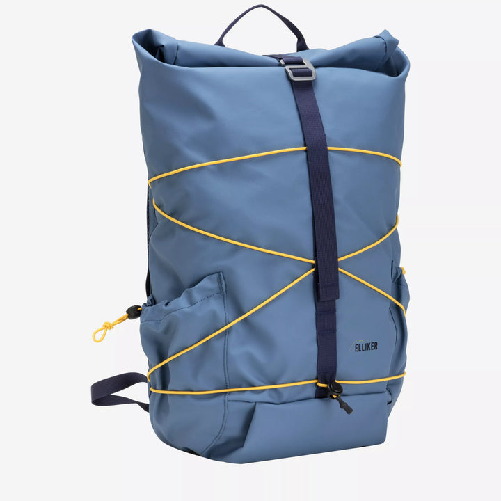 Dayle Roll Top Backpack - Steel Blue