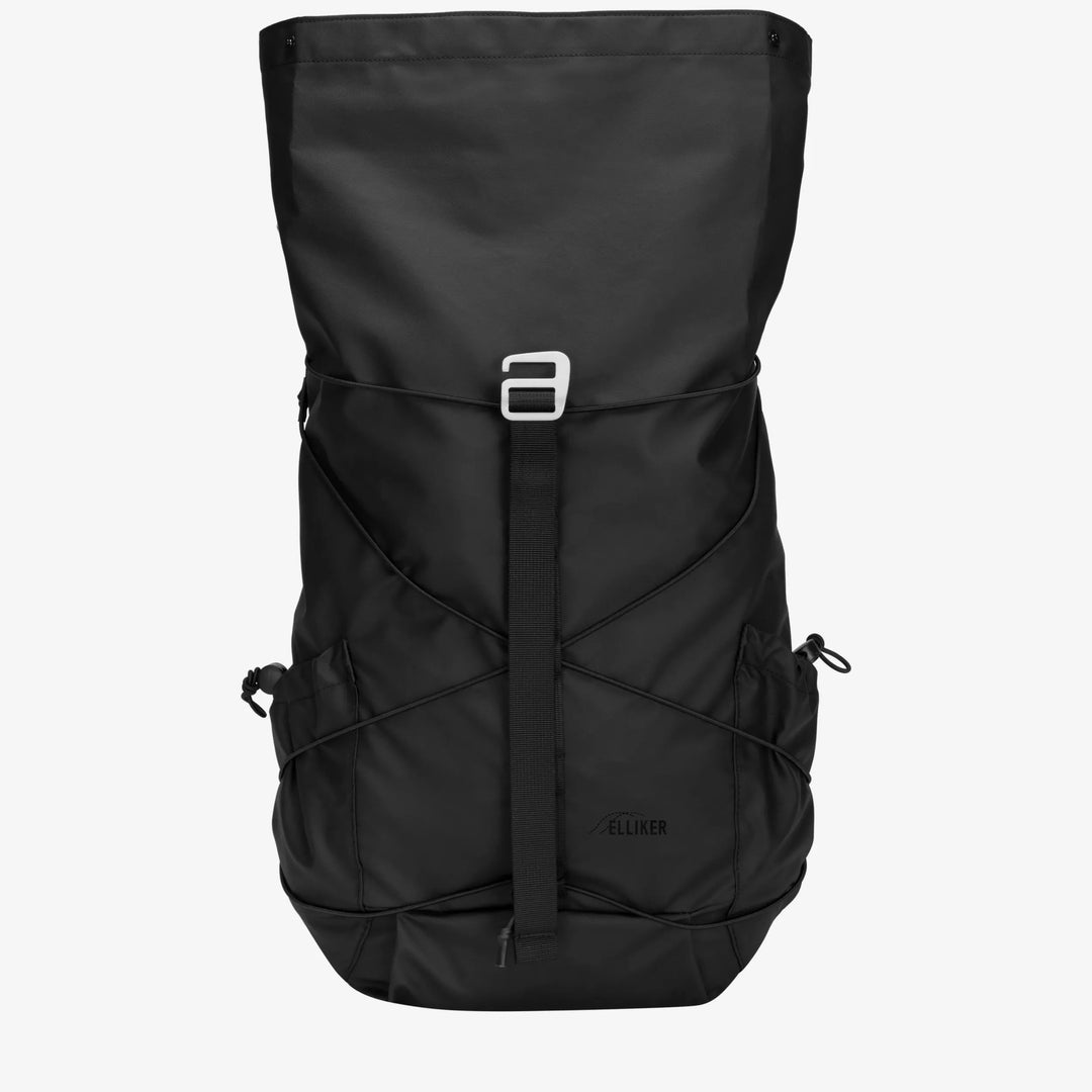 Dayle Roll Top Backpack - Black